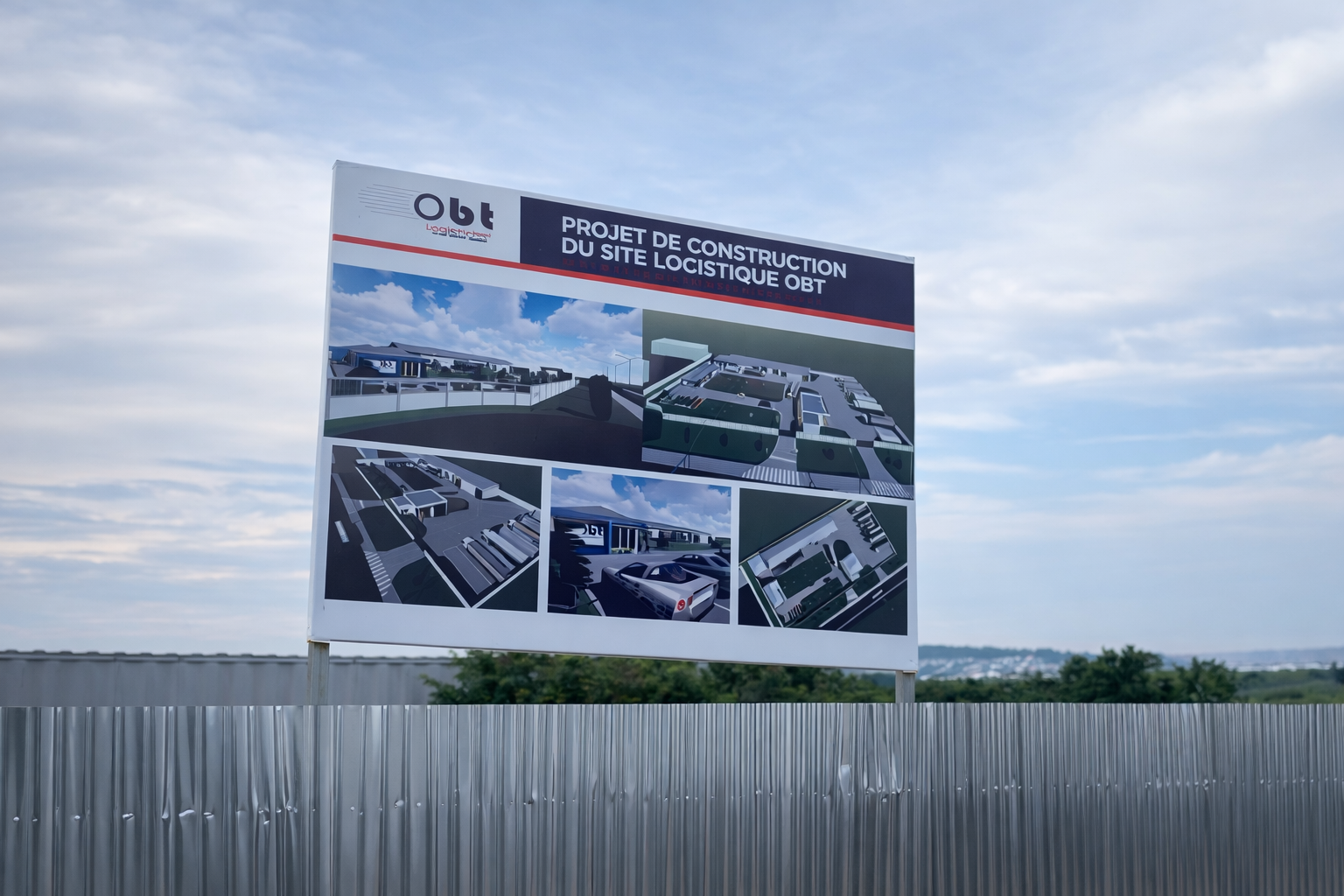 Projet de construction de la nouvelle plateforme logistique moderne OBT