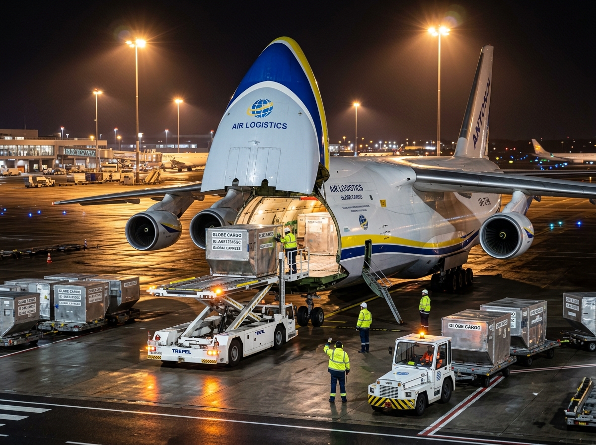 Opération de fret aérien et transport multimodal OBT